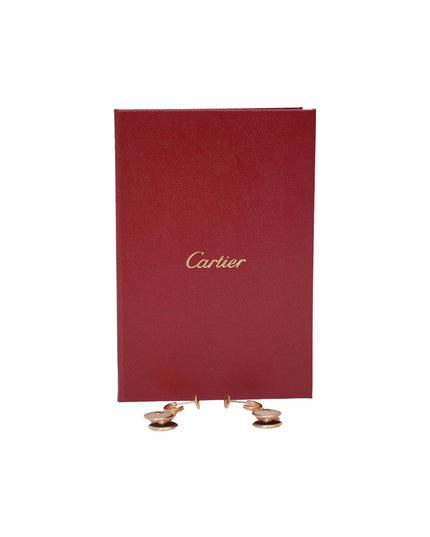 AMULETTE BLACK X WHITE EARRINGS 18K ROSEGOLD