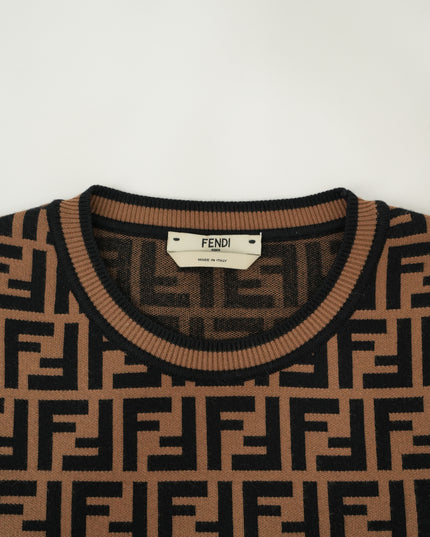 ZUCCA SHORT SLEEVE KNITWEAR SIZE 42 BROWN