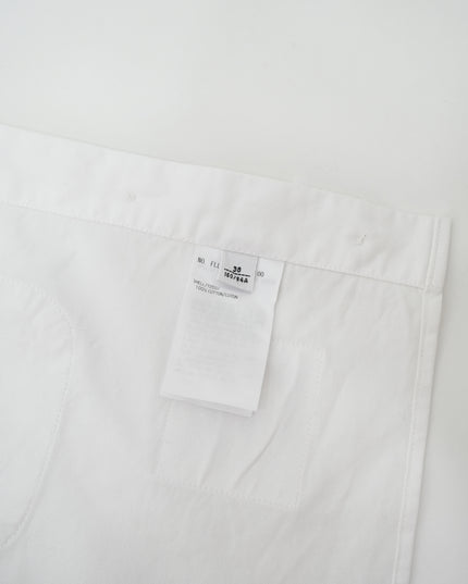 CROPPPED COTTON OXFORD SHIRT SIZE 38 WOMAN WHITE
