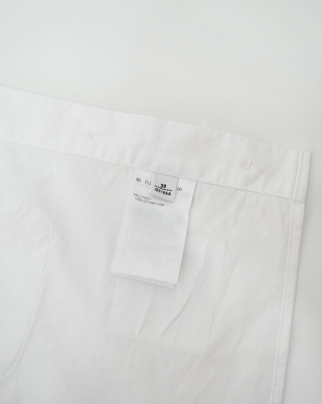 CROPPPED COTTON OXFORD SHIRT SIZE 38 WOMAN WHITE