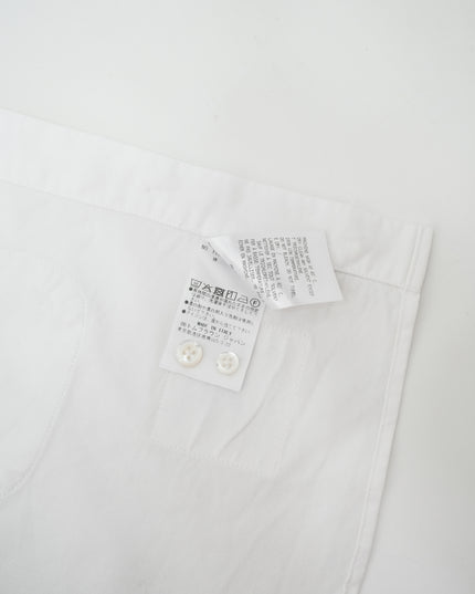CROPPPED COTTON OXFORD SHIRT SIZE 38 WOMAN WHITE