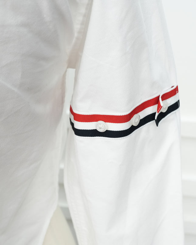 CROPPPED COTTON OXFORD SHIRT SIZE 38 WOMAN WHITE