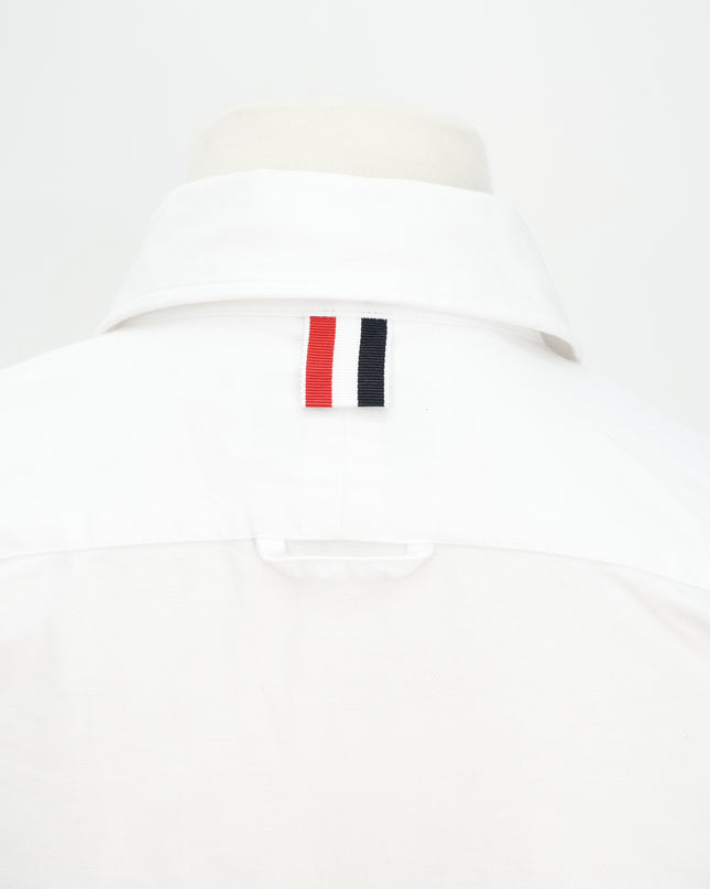 CROPPPED COTTON OXFORD SHIRT SIZE 38 WOMAN WHITE