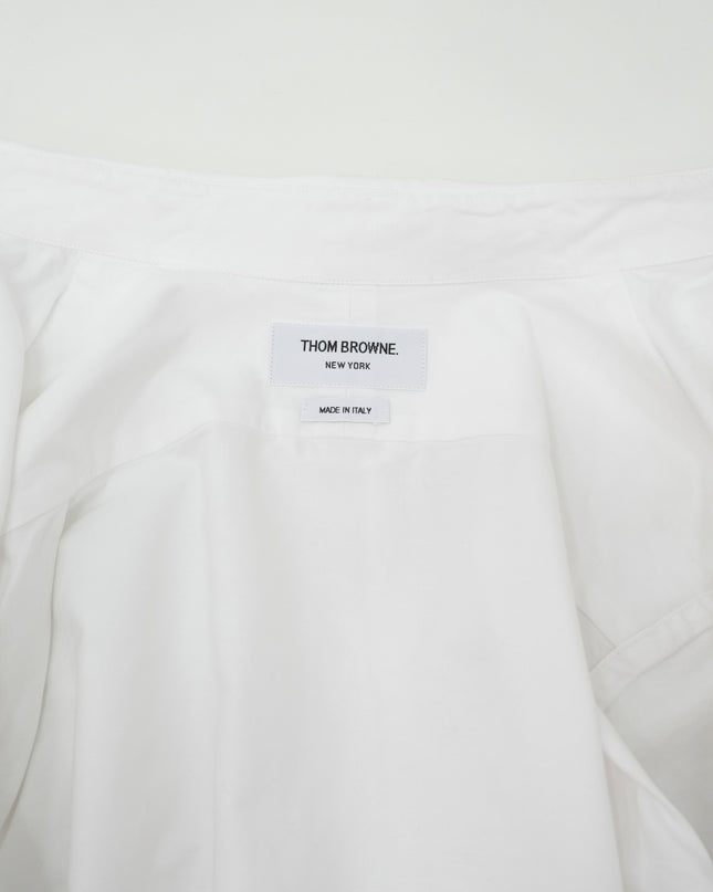 CROPPPED COTTON OXFORD SHIRT SIZE 38 WOMAN WHITE