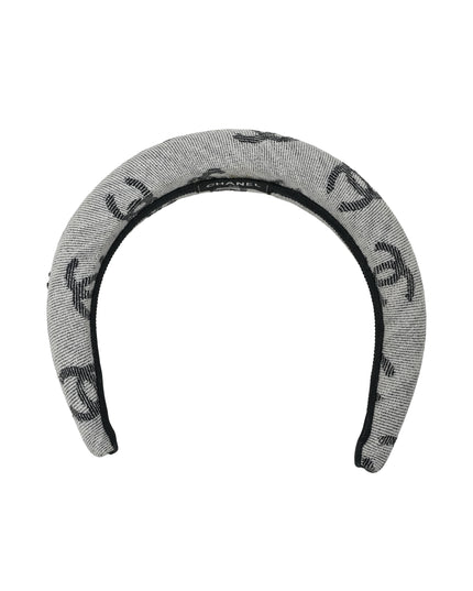 CC DENIM LOGO HEADBAND