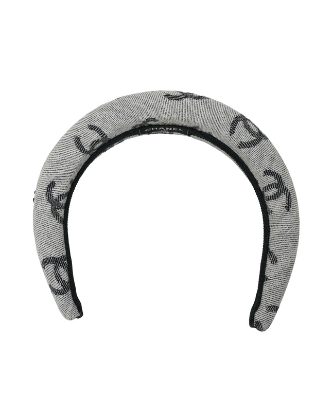 CC DENIM LOGO HEADBAND