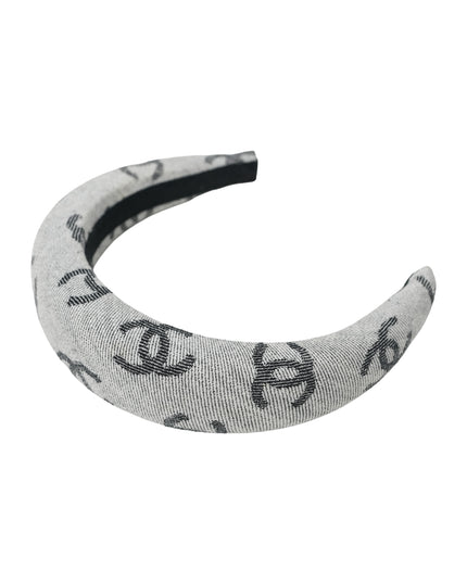 CC DENIM LOGO HEADBAND