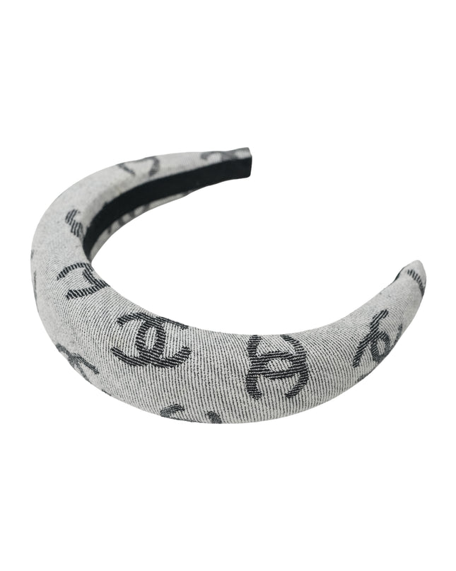 CC DENIM LOGO HEADBAND