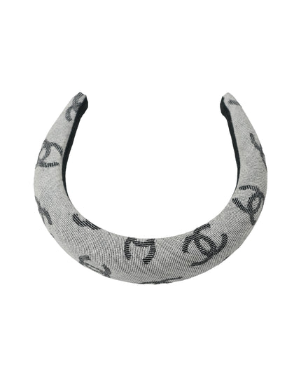 CC DENIM LOGO HEADBAND