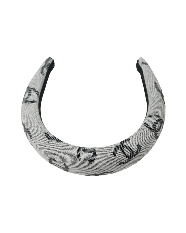 CC DENIM LOGO HEADBAND
