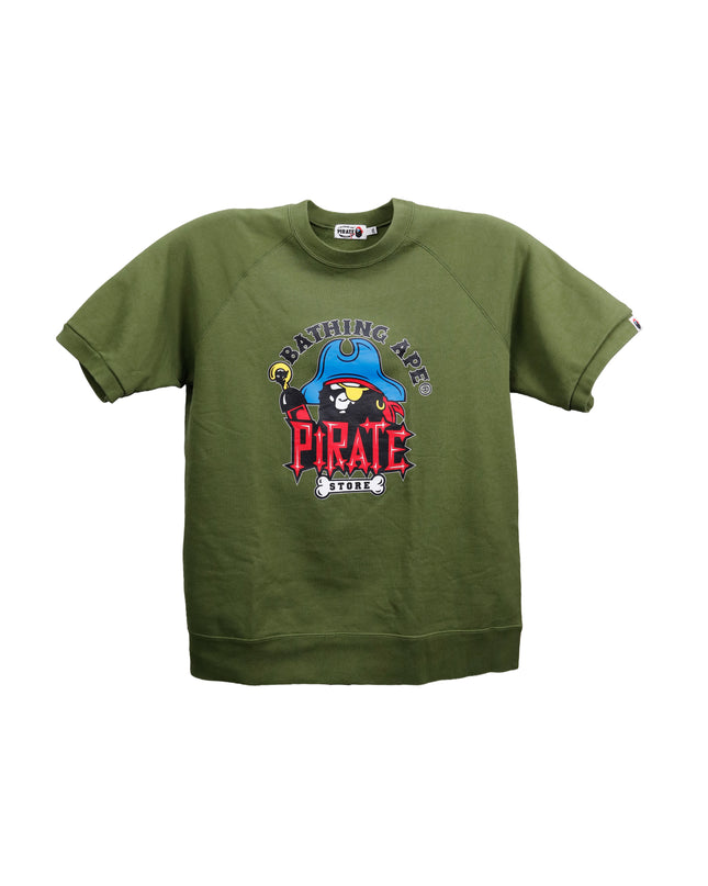 CAPTAIN APE PIRATE SWEATSHIRT OLIVE GREEN SIZE 2XL