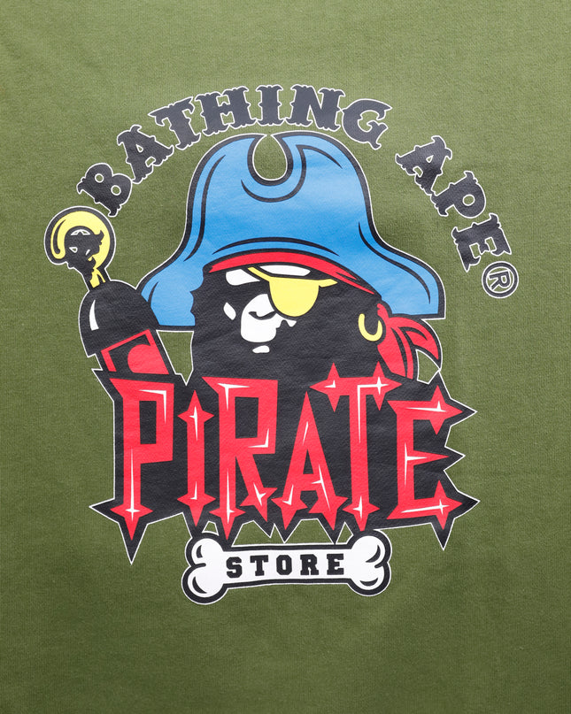 CAPTAIN APE PIRATE SWEATSHIRT OLIVE GREEN SIZE 2XL
