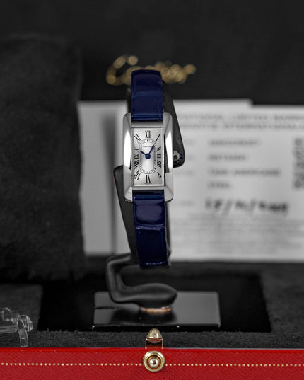 harga cartier tank americaine mini silver