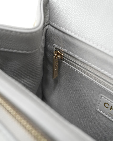 BUSINESS AFFINITY CAVIAR GOLD HARDWARE GRAY