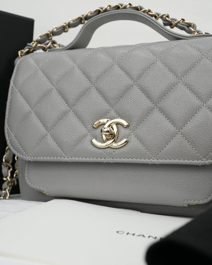 BUSINESS AFFINITY CAVIAR GOLD HARDWARE GRAY