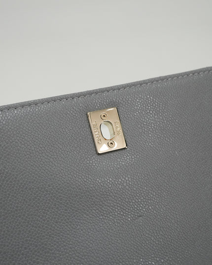 BUSINESS AFFINITY CAVIAR GOLD HARDWARE GRAY