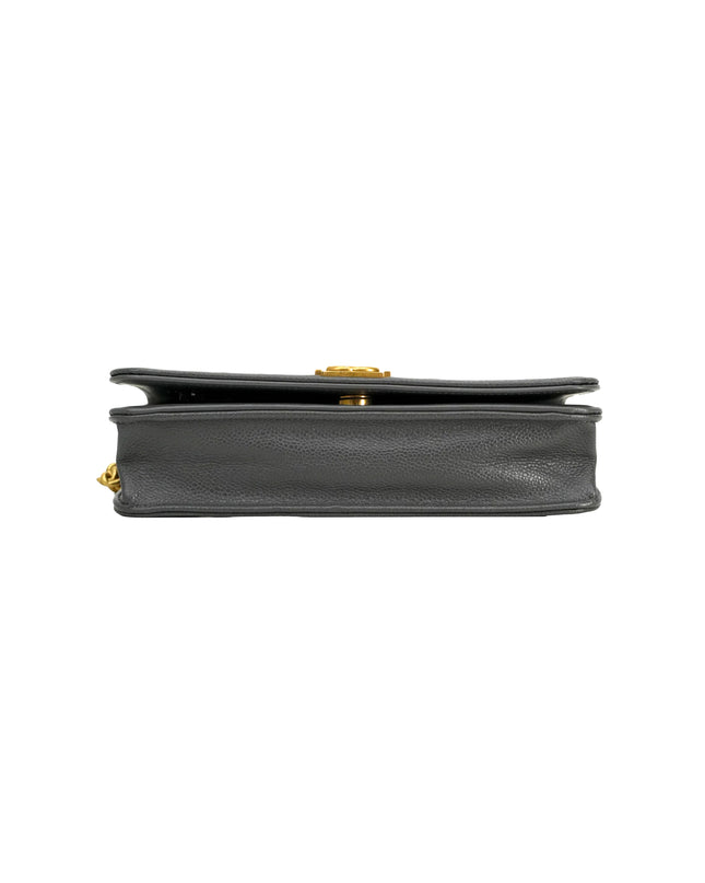 BOY WALLET ON CHAIN CAVIAR GREY GHW