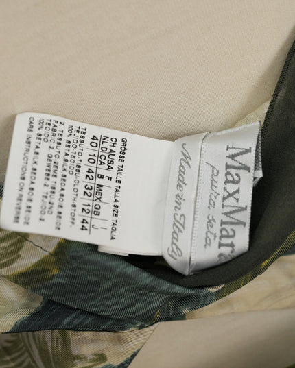 PRINTED WRAP-STYLE SILK SET
