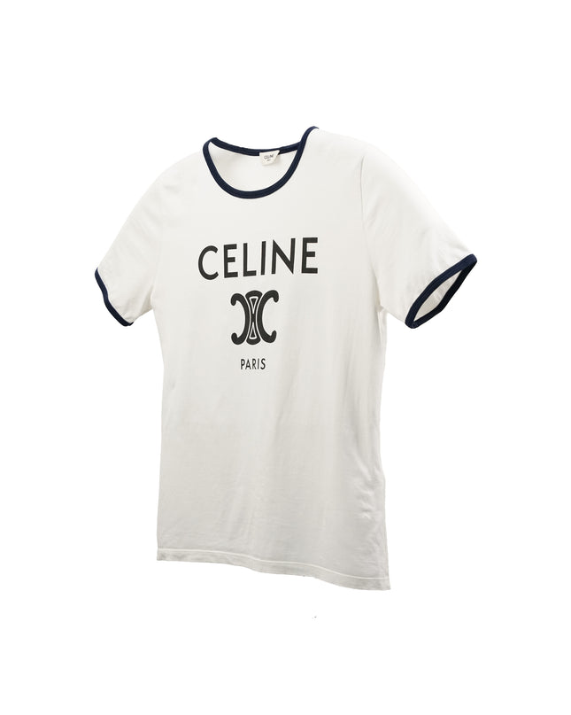 T-SHIRT WHITE WITH LOGO SIZE L