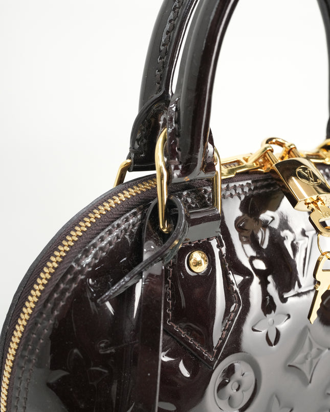 MONOGRAM VERNIS ALMA BB AMARANTE