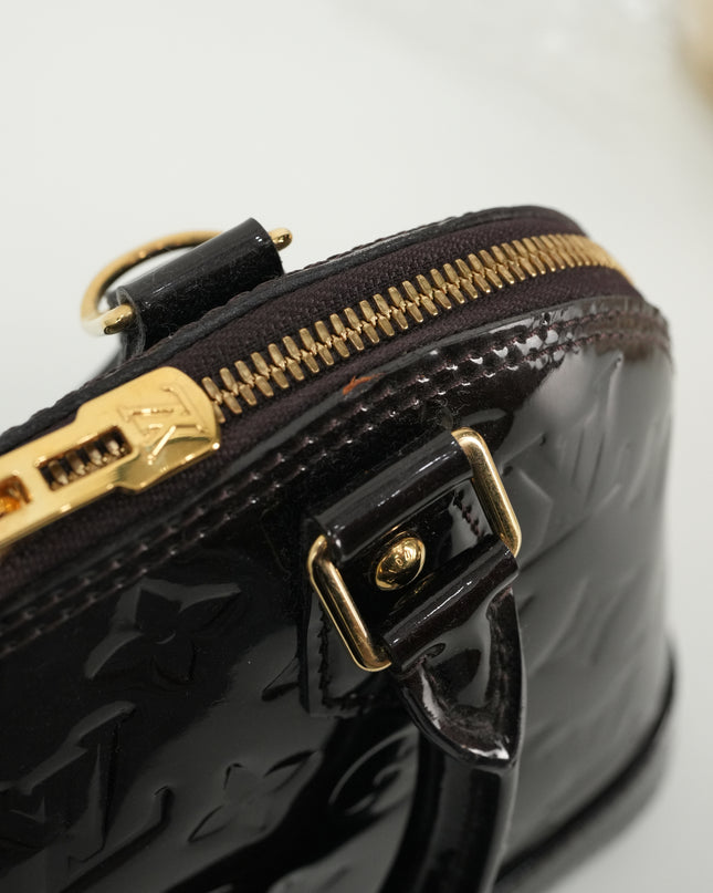 MONOGRAM VERNIS ALMA BB AMARANTE