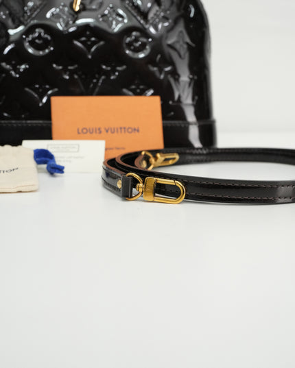 MONOGRAM VERNIS ALMA BB AMARANTE