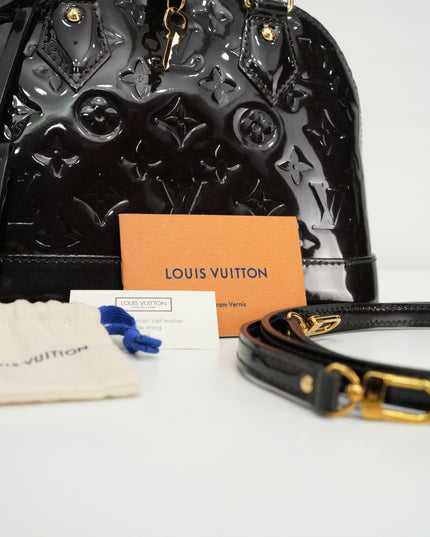 MONOGRAM VERNIS ALMA BB AMARANTE