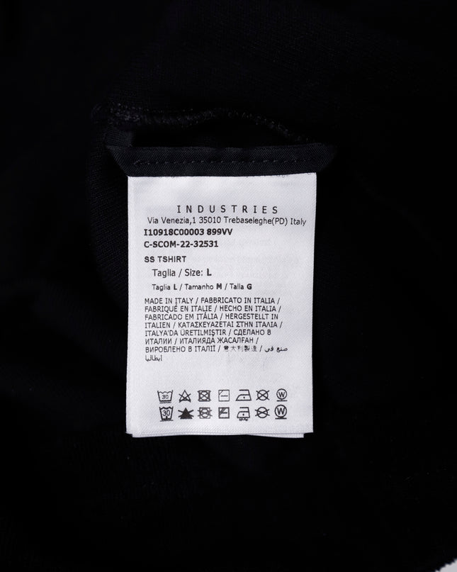 MEN'S LOGO OUTLINE T-SHIRT BLACK SIZE L