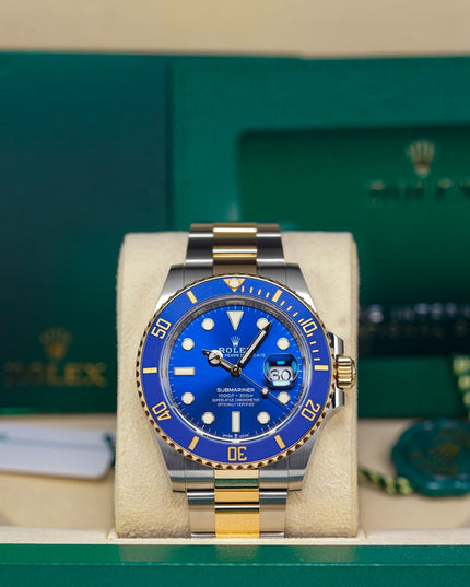 SUBMARINER DATE 41MM TWOTONE YELLOWGOLD BLUE DIAL (2022)