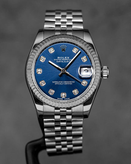 harga rolex datejust 31 blue diamond indonesia