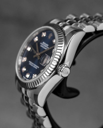 harga rolex datejust 31 blue diamond indonesia