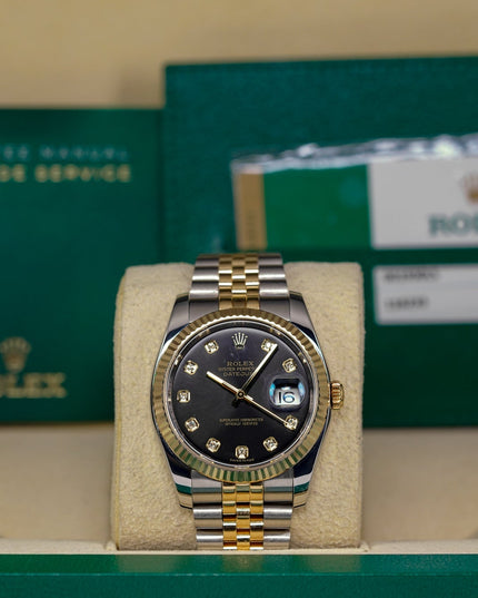 harga rolex datejust 36 black diamond indonesia
