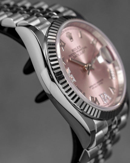 harga rolex datejust 36 pink roman indonesia