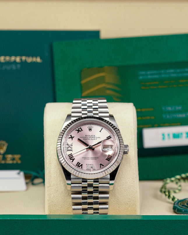 harga rolex datejust 36 pink roman indonesia