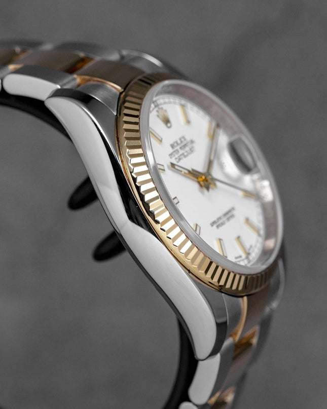 harga rolex datejust 36 twotone yellowgold white indonesia