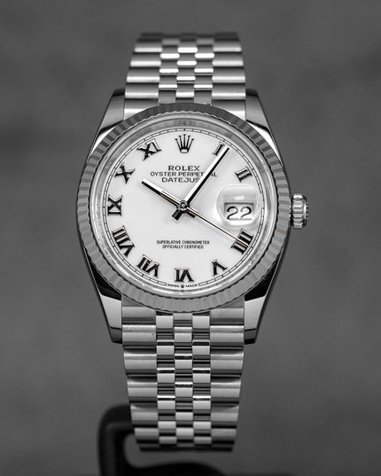 harga rolex datejust 36 white roman indonesia