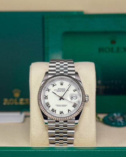 harga rolex datejust 36 white roman indonesia
