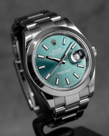 harga rolex datejust 41 mint green indonesia