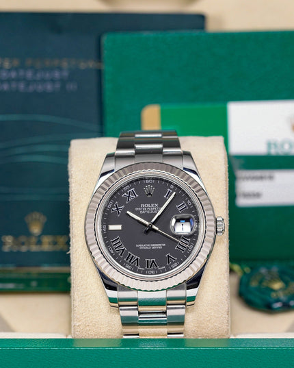 harga rolex datejust ii black roman indonesia
