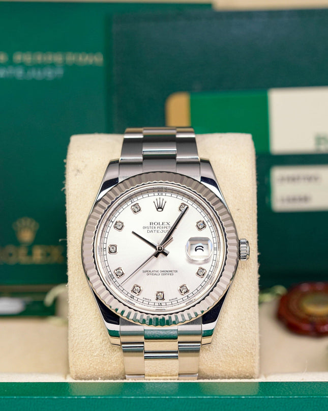 harga rolex datejust ii silver diamond indonesia