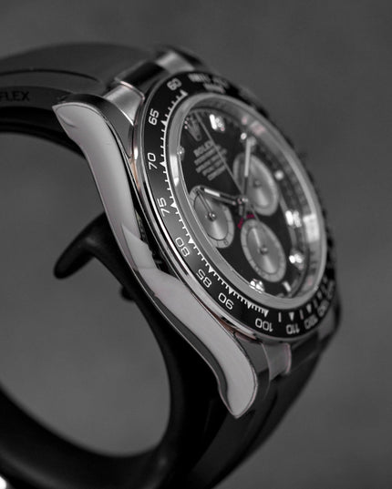DAYTONA OYSTERFLEX WHITEGOLD BLACK DIAMOND DIAL RING BEZEL (2025)
