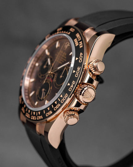 DAYTONA OYSTERFLEX ROSEGOLD CHOCO DIAL RING BEZEL (2025)