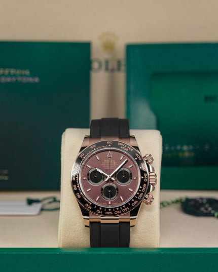 DAYTONA OYSTERFLEX ROSEGOLD CHOCO DIAL RING BEZEL (2025)