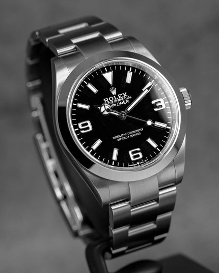 harga rolex explorer i 40mm black indonesia