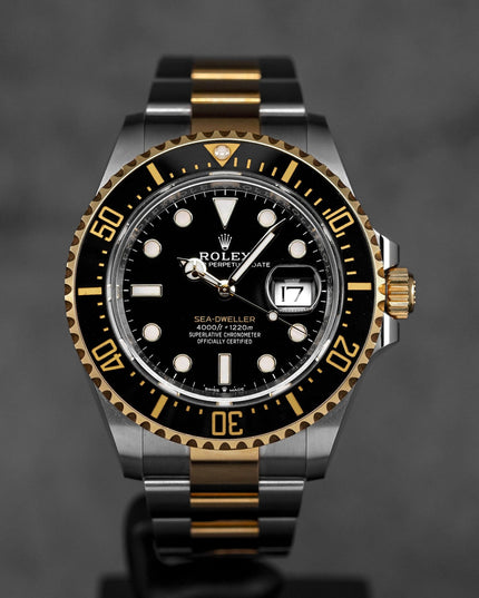 SEA-DWELLER 43MM TWOTONE YELLOWGOLD BLACK DIAL (2024)