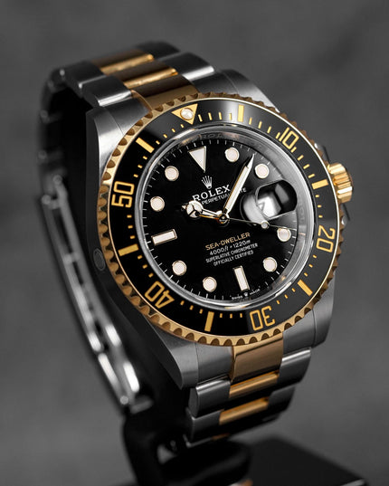 SEA-DWELLER 43MM TWOTONE YELLOWGOLD BLACK DIAL (2024)