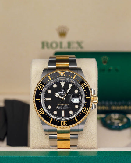 SEA-DWELLER 43MM TWOTONE YELLOWGOLD BLACK DIAL (2024)