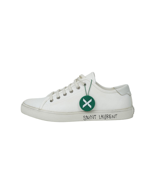 MALIBU OPTIC WHITE CANVAS SHOES