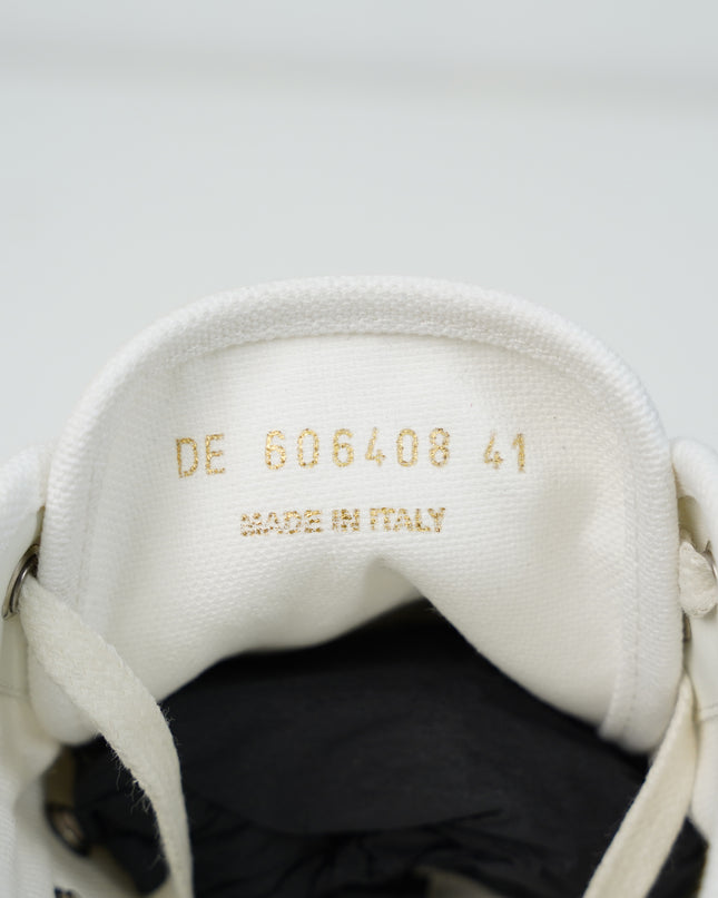 MALIBU OPTIC WHITE CANVAS SHOES