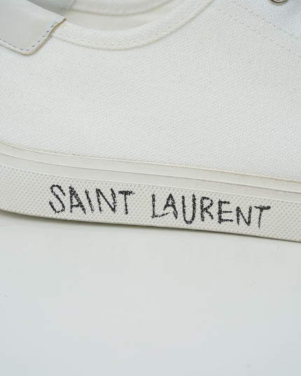 MALIBU OPTIC WHITE CANVAS SHOES